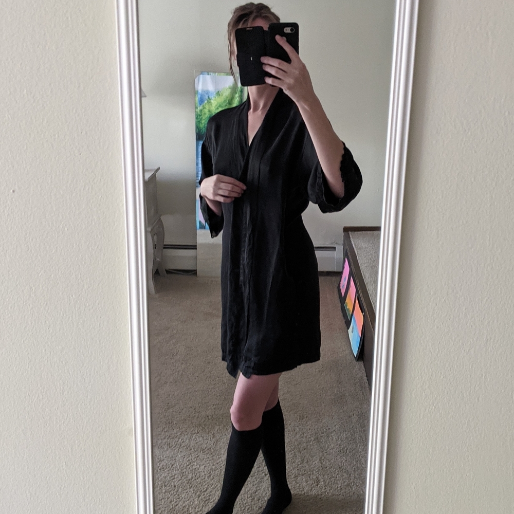 100% silk robe kimono